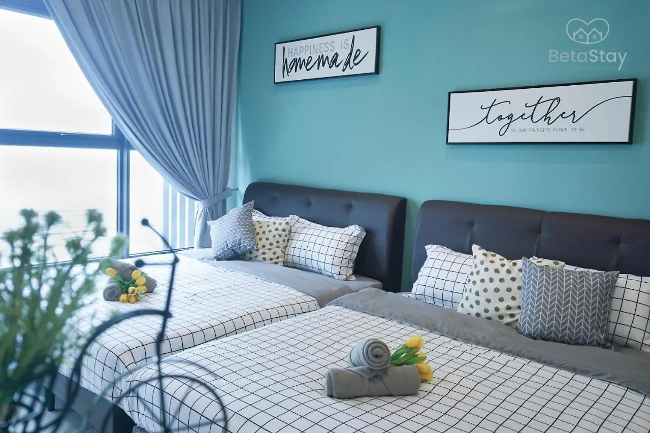 Retro Style Atlantis Residences Melaka By Betastay I Pooltable Daire Malakka