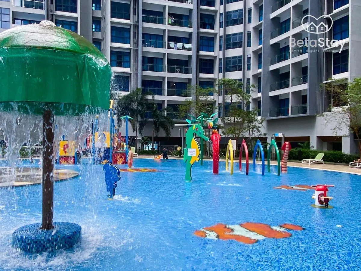 Retro Style Atlantis Residences Melaka By Betastay I Pooltable Daire Malakka